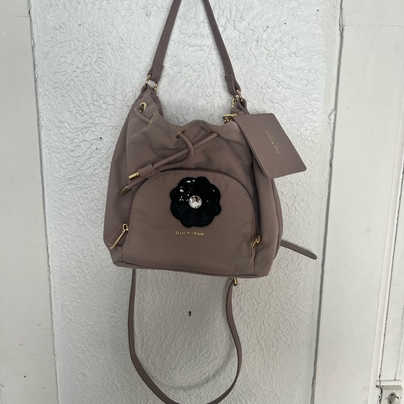 Light Purple Drawstring Bucket Bag - Picture 4 of 5